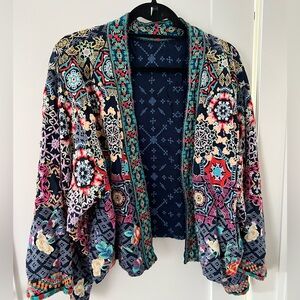 Johnny Was Embroidered Kimono